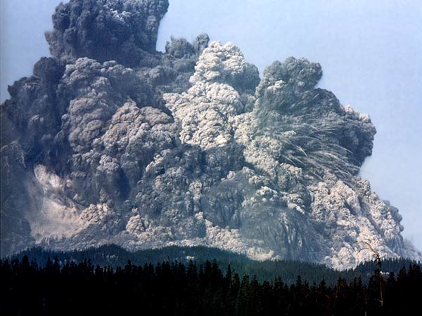 Ceneri dal volcano